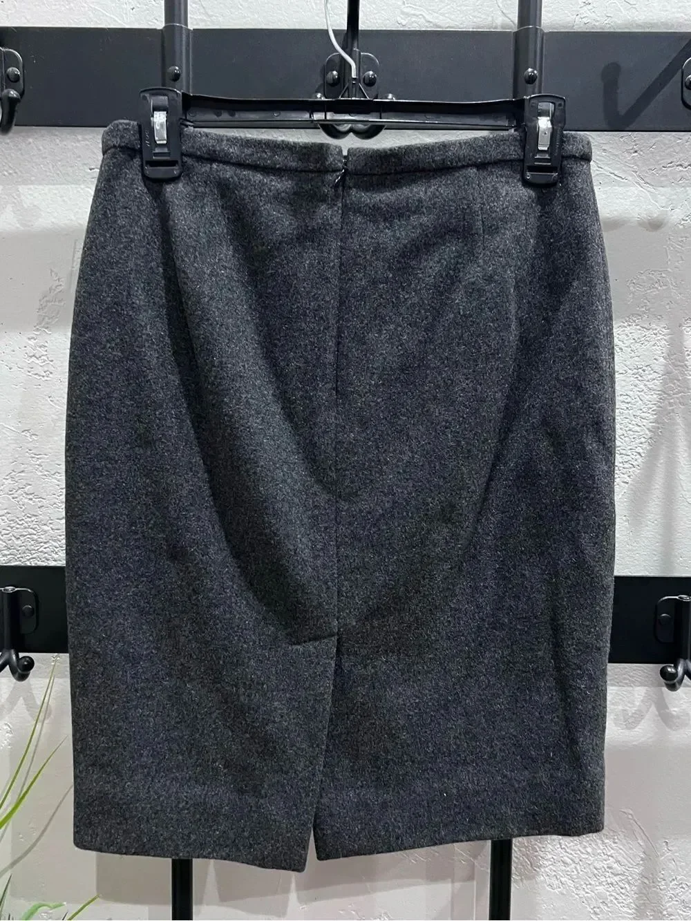 J.Crew Wool Pencil Skirt Charcoal Grey Size 0
